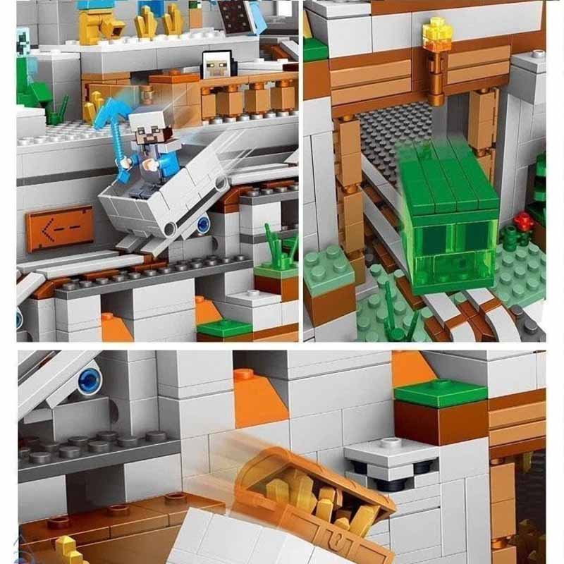 لگو ماینکرافت غار کوهستان Minecraft The Mountain Cave 76010 | ساختنی 2688 قطعه